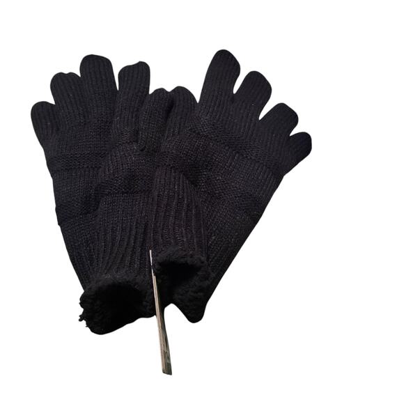 NWT Isotoner black eco comfort gloves, one size - Picture 3 of 5